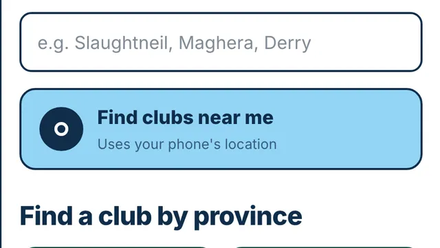 Screenshot of the Wheres The Pitch homepage